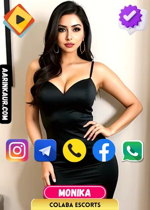 Verified Profile image of Mumbai Colaba Escorts Girl Monika. Contact Monika via Whatsapp, Call, Instagram, Facebook or Telegram. Monika's exclusive video is available.